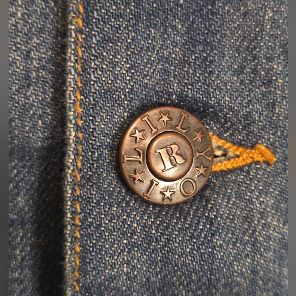 Oilily Blue Denim Pencil Skirt with Colorful Accents - Picture 3 of 15